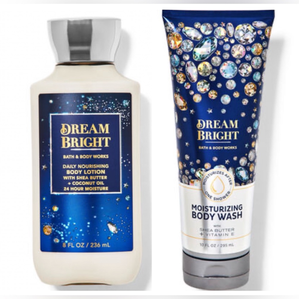 SALE! BATH AND BODY WORKS DREAM BRIGHT BODY WASH & LOTION BUNDLE